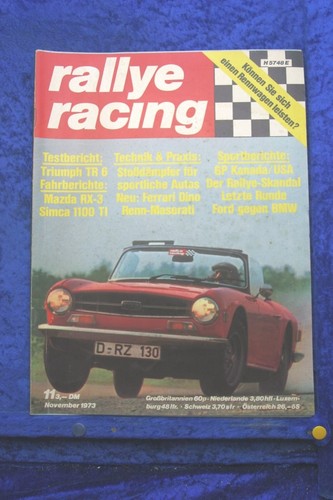 Rally racing triumph - racing, (b)
