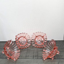 Vintage Pink Pressed Glass