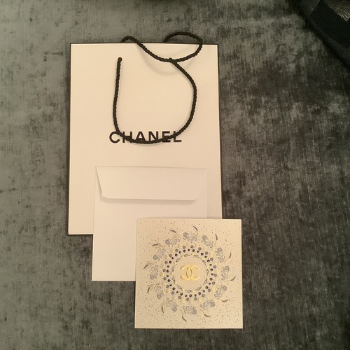 Chanel gift bag white - gift, with