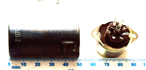 B9a valve base 50 - valve, mm