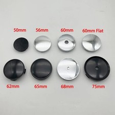 4 x 60mm - 75mm Universal Black Car Rims Alloy Wheel Center Hub Centre Caps UK