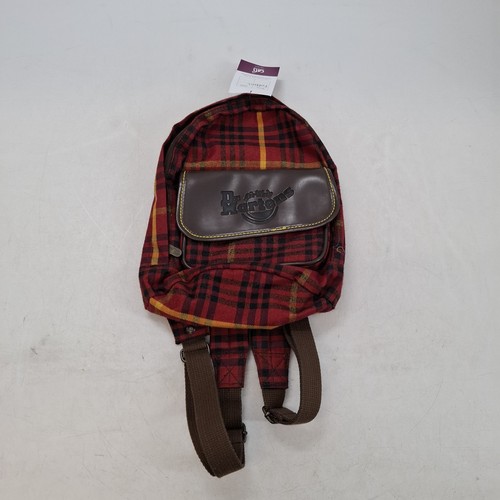 Martens red plaid tartan - martens,