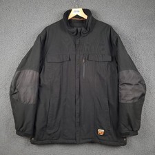 TIMBERLAND Pro Series Jacket Mens XL Black Pro 118 Workwear Insulated