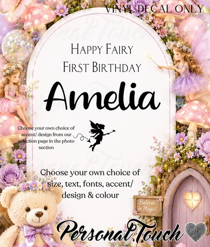 Personalised fairy first - personalised,