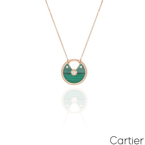 Cartier rose gold malachite - rose,