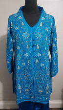 Indian trouser suit in  Dark Turquoise