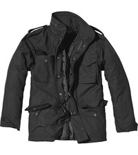 M65 Premium  Field Style Iconic Black Jacket - Water Repel  - removable lining