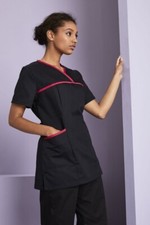 Women's Pull On Scrub Black