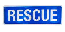 Reflective badge - Rescue