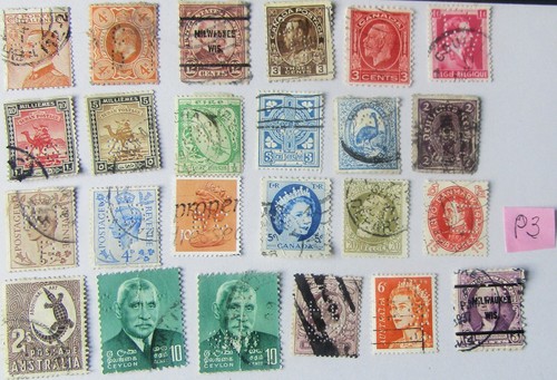World postage stamps - world,