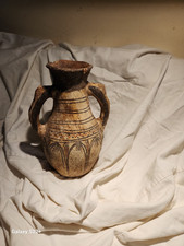 Moroccan terra cotta vessel or