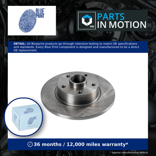 Brake discs pair solid - brake,