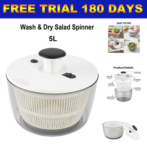 Wash dry salad spinner - wash, &