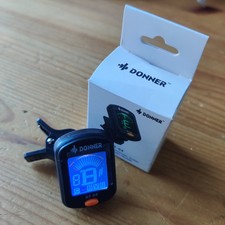 B-stock Donner DT-04 Clip-On Guitar Tuner For Electric Acoustic Bass & Ukulele