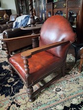 Antique Edwardian Club Chair