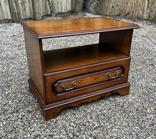 Traditional Tv Cabinet Oak Effect Media Hifi Cupboard Country Style Side Table