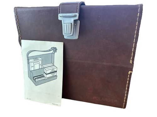 Leather polaroid vintage - leather, sx-70