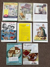 8 x Vintage Magazine Adverts