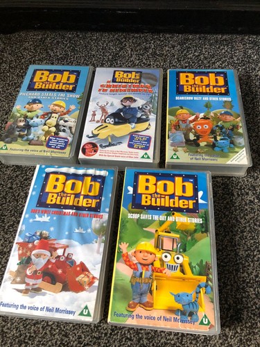 Bob the builder vhs tapes - 5,
