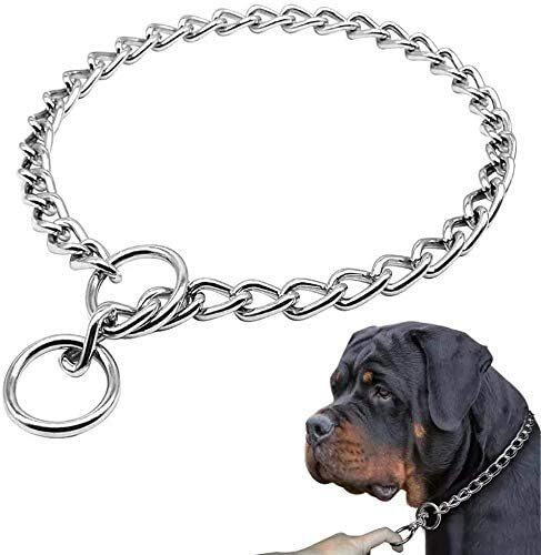 Stainless steel dog choke - stainless,