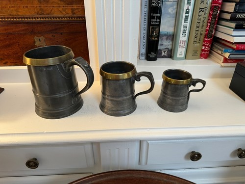 1870 antique london pewter - antique, &