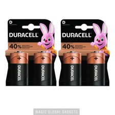 4 X DURACELL D ECONOMY