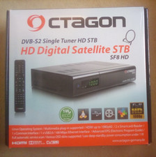 OCTAGON SF8HD STB Set Top Box Satellite Internet Streaming + Instructions etc