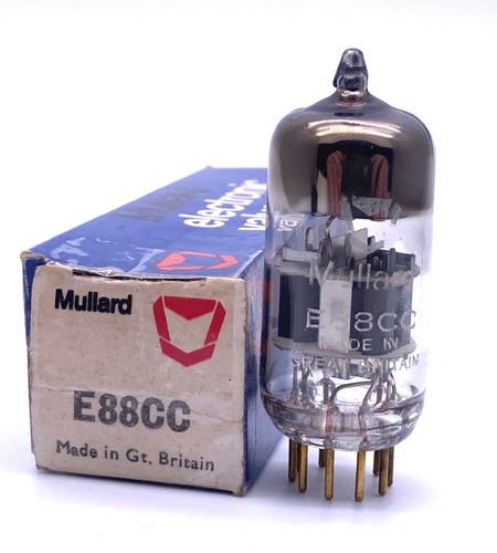 Mullard e88cc cv2492 gold pin - e88cc,