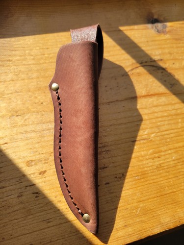 Sheaths genuine natural brown - genuine,
