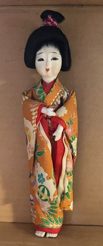 Japanese geisha music box - geisha, w/