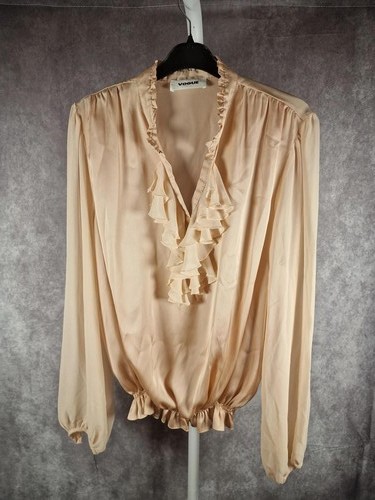 Vintage beige ruffle - vintage,