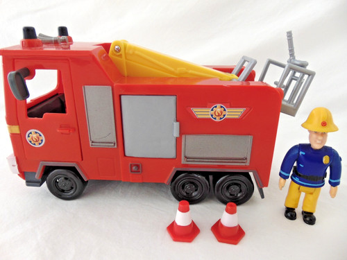 Fireman sam posable - fireman, figure