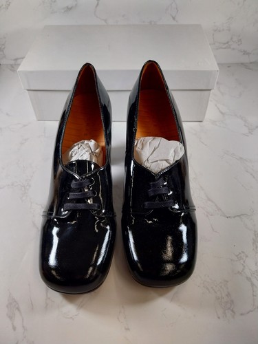 Chie mihara black lace - black, lace-up