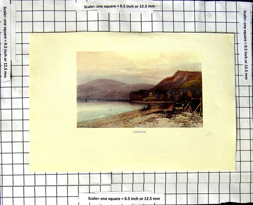 Original old vintage - old, print
