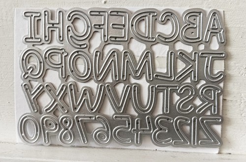 Alphabet die with - alphabet,