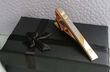 DUNHILL VINTAGE GOLD TONE TIE