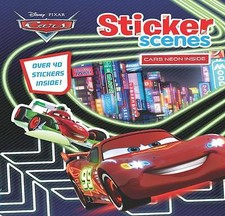 NEW Disney  CARS  STICKER SCENES  with over 40 STICKERS