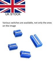 2pcs of blue 2.54mm DIL Slide