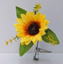 Clip On Vent Vase & Yellow Sun