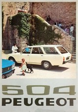 Peugeot 504 Estate Brochure