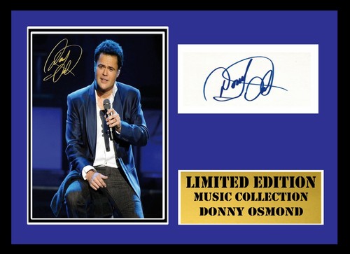 Donny osmond signed framed - ,