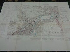 WW2 GERMAN ARMY TARGET MAP of "SHEFFIELD" (VITAL STEEL INDUSTRY, RAIL TARGETS)
