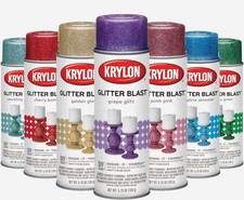 Krylon® Glitter Blast™ Spray Paint 5.75oz | Christmas Crafting | Upcycle | DIY