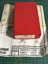 Unmade Scale Structures Ltd 1129  HO Gauge Ford Inspection Car Model Kit