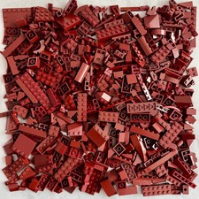 LEGO 500g Burgundy Bricks