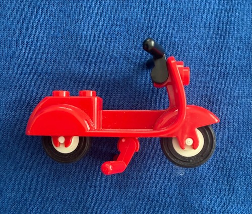 Lego minifigure red scooter - lego,