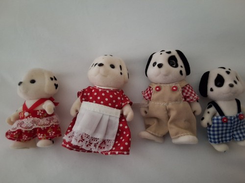 Sylvanian dalmatian figures - sylvanian,