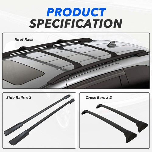 Roof rack cross bar - bar, +