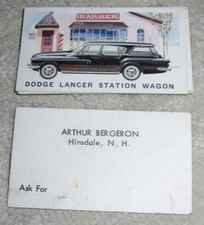 Vtg Arthur Bergeron car