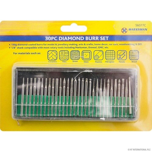 30pc diamond burr - 30pc, set
